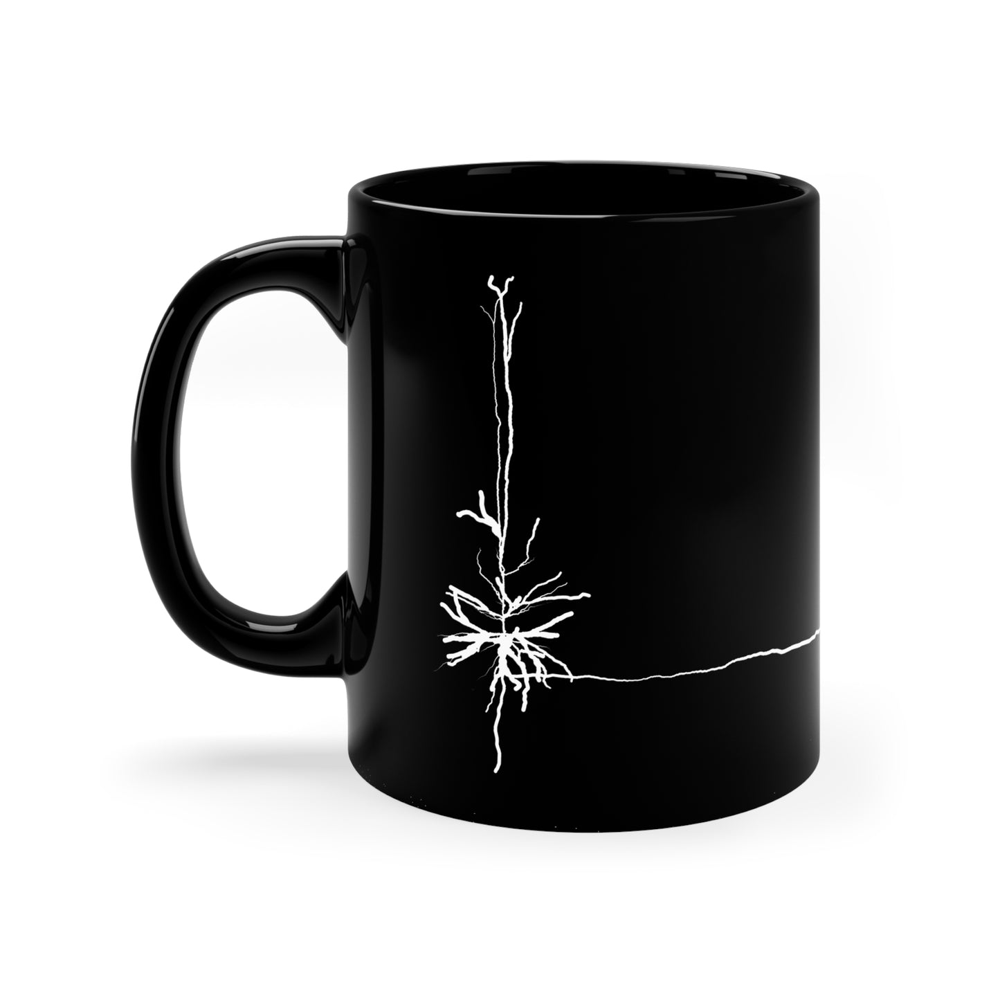 11oz Black Mug Neurons 1 and 2